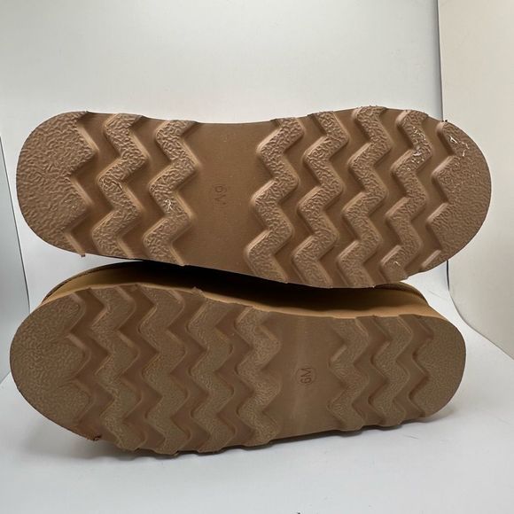 CUSHIONAIRE Women's Genuine Suede pull platform boot +Memory Foam 6 CHESTNUT - Picture 5 of 7